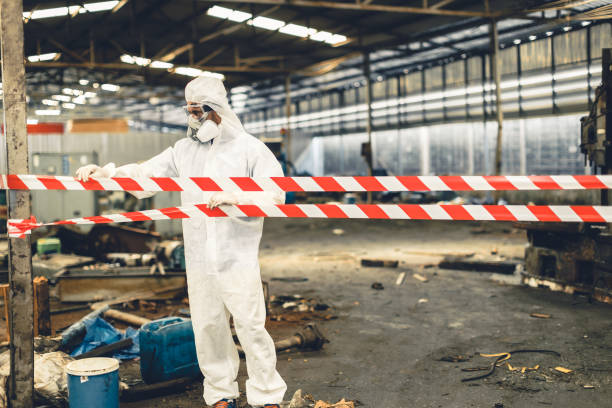 Professional Odor Removal technician working in Groveland, FL